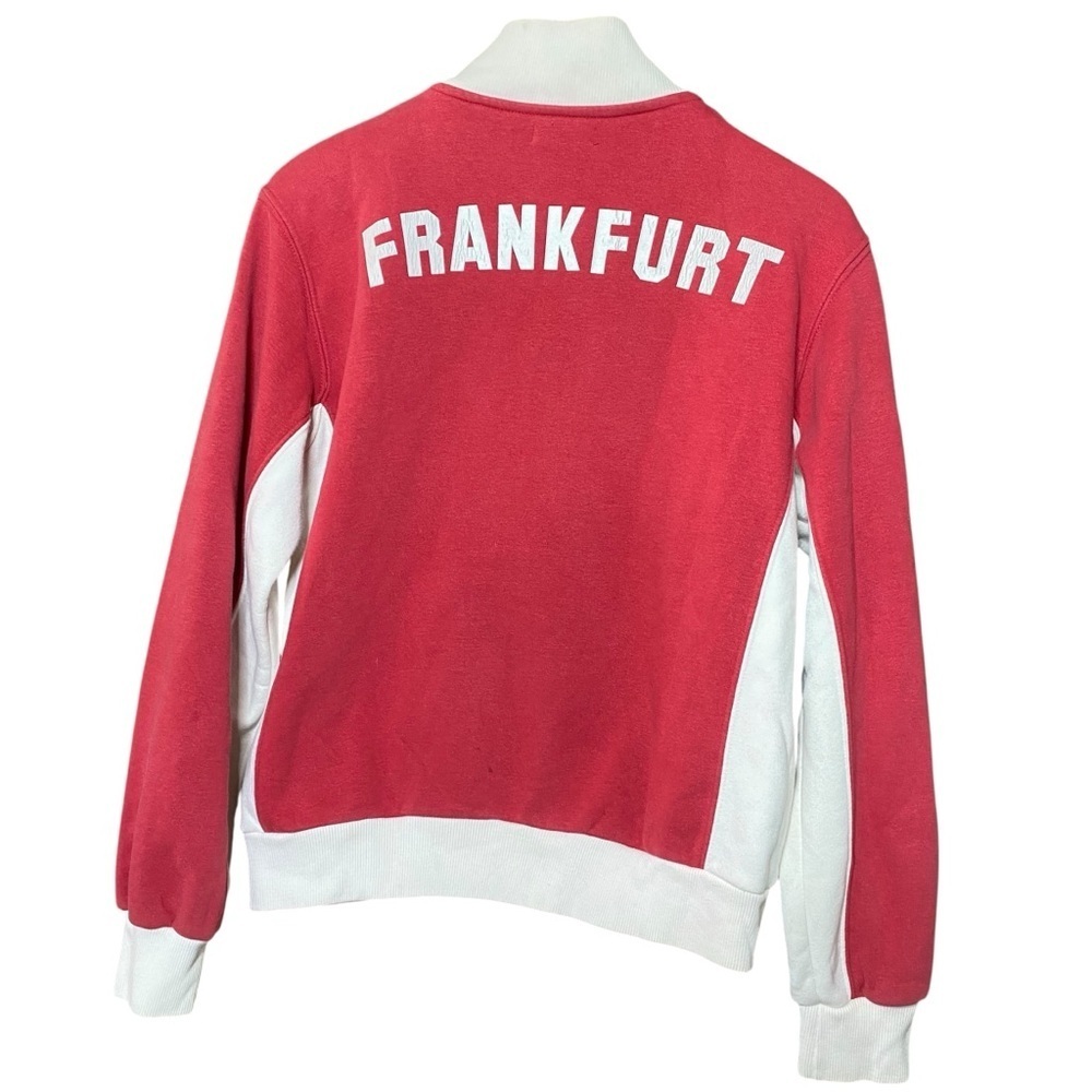 Giorgio Vincenco 70’s Red/white Frankfurt track jacket Eintracht Frankfurt SZ-M